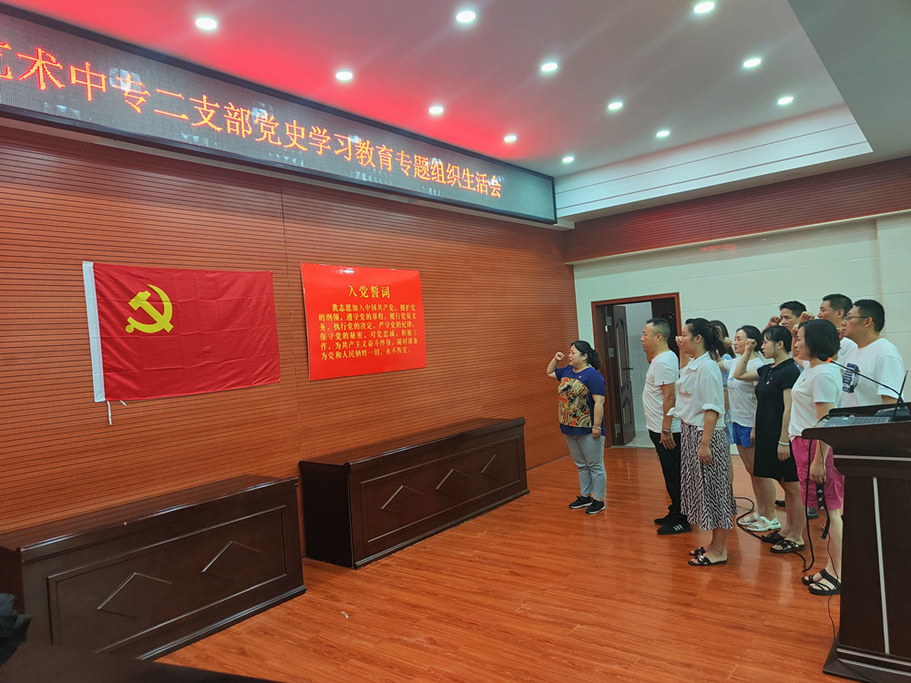 衡陽(yáng)幼高專各黨支部相繼召開黨史學(xué)習(xí)教育專題組織生活會(huì)